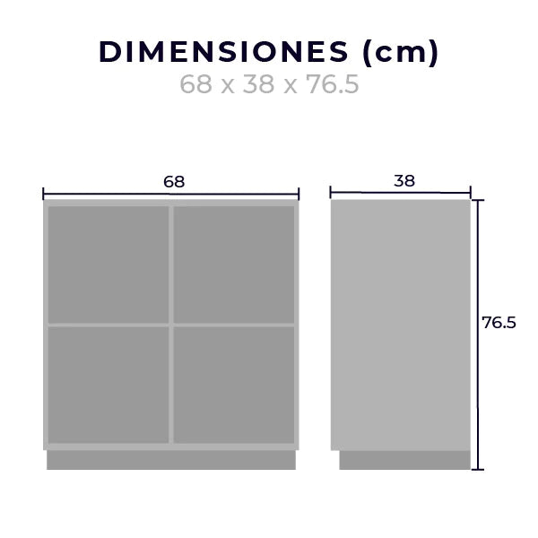 Librero cubo